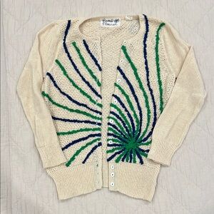 Anthropologie Printed Cardigan